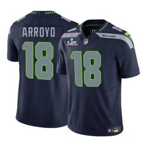 Mens or Youths Choose Elijah Arroyo Super Bowl LX Stitched Jersey Navy Vapor